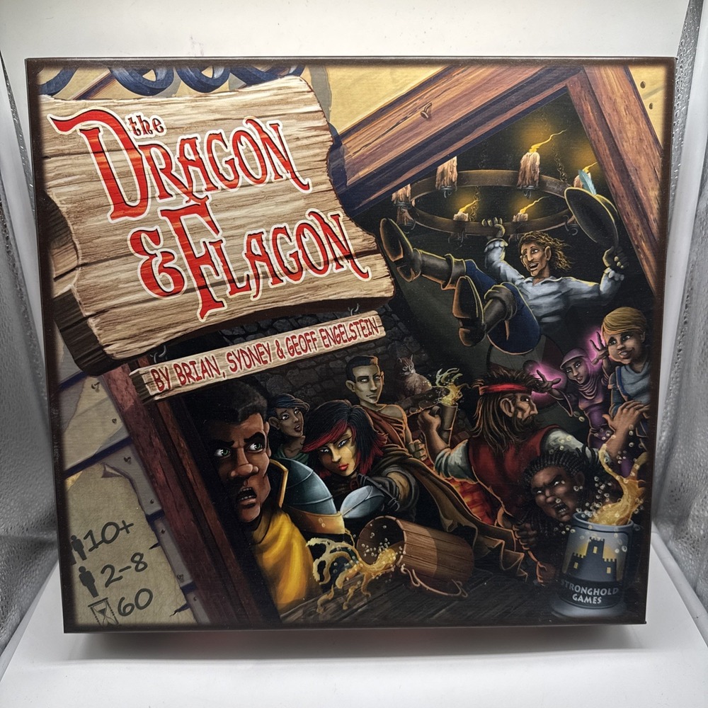 THE DRAGON & FLAGON Board Game of Fantasy Tavern Brawls Engelstein Sealed Box